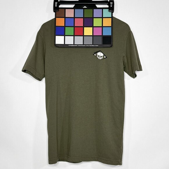 Affliction Small Skull On The Front Affliction Live Fast On Back T Shirt Size S - Picture 7 of 7